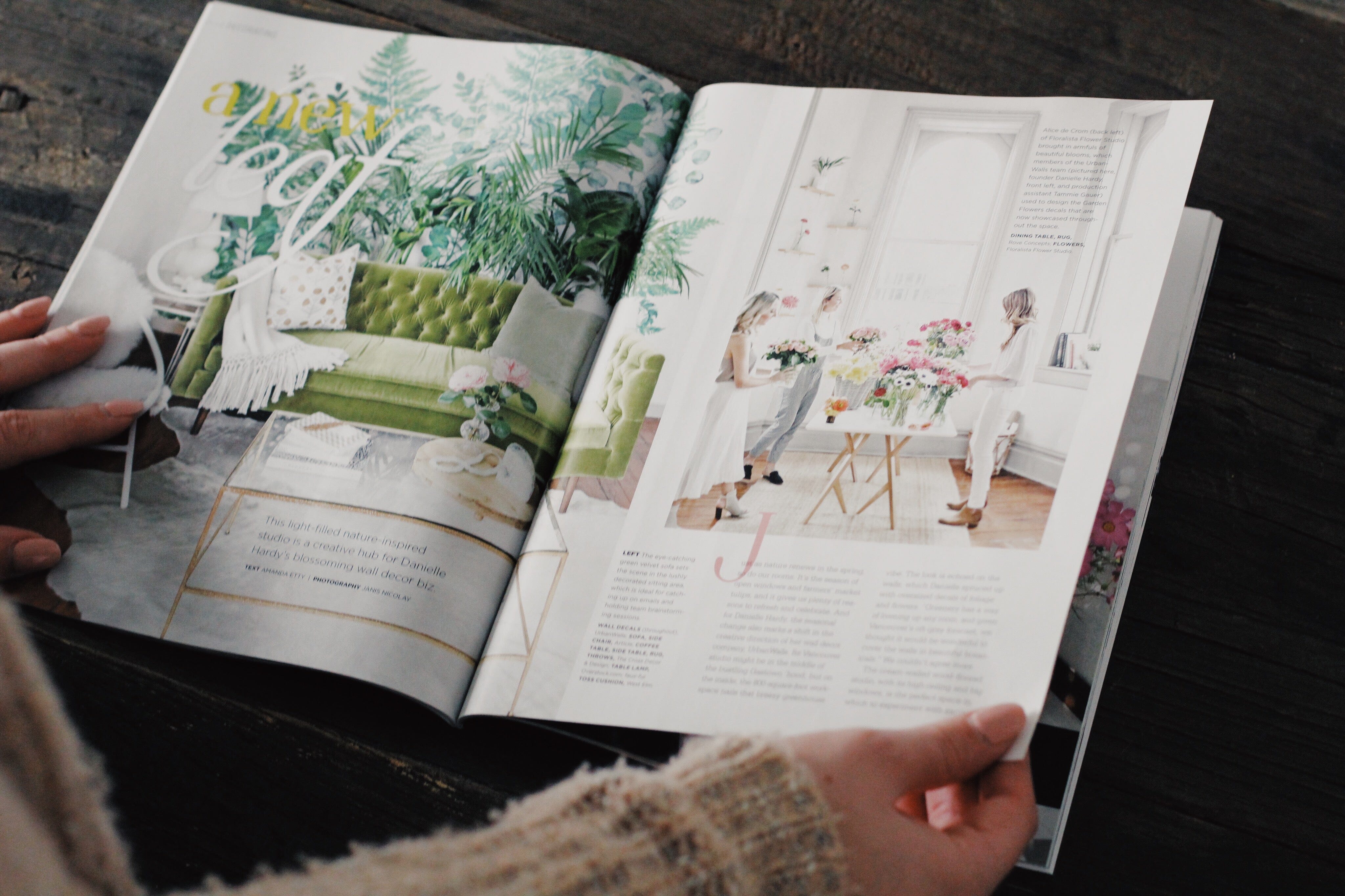 Urbanwalls Featured in Style At Home