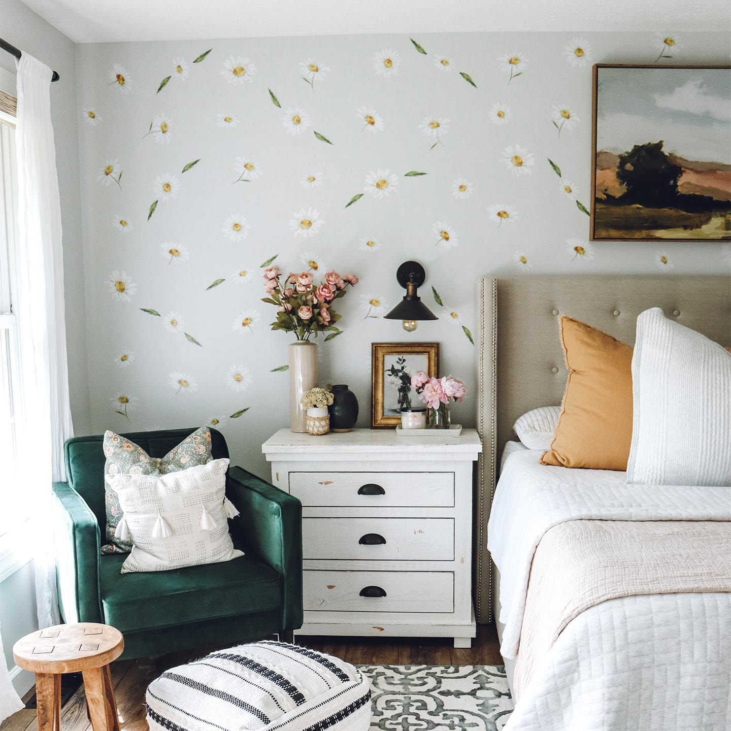 How to Decorate with Flower Wall Decals: 7 Designer Ideas for Every Room