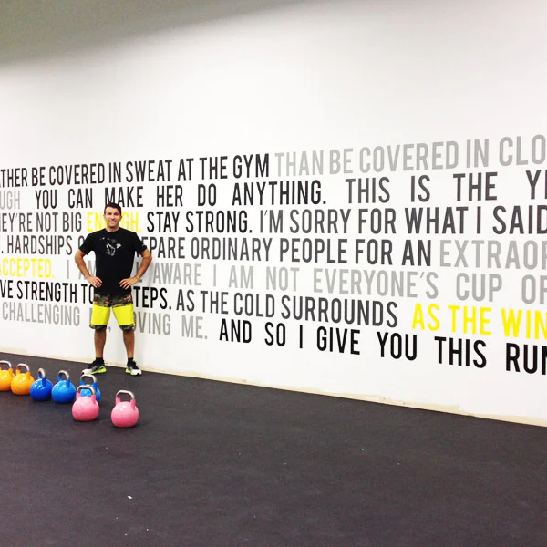 Elevating Your Business Space with Inspiring Wall Decals: A Gym Transformation Story