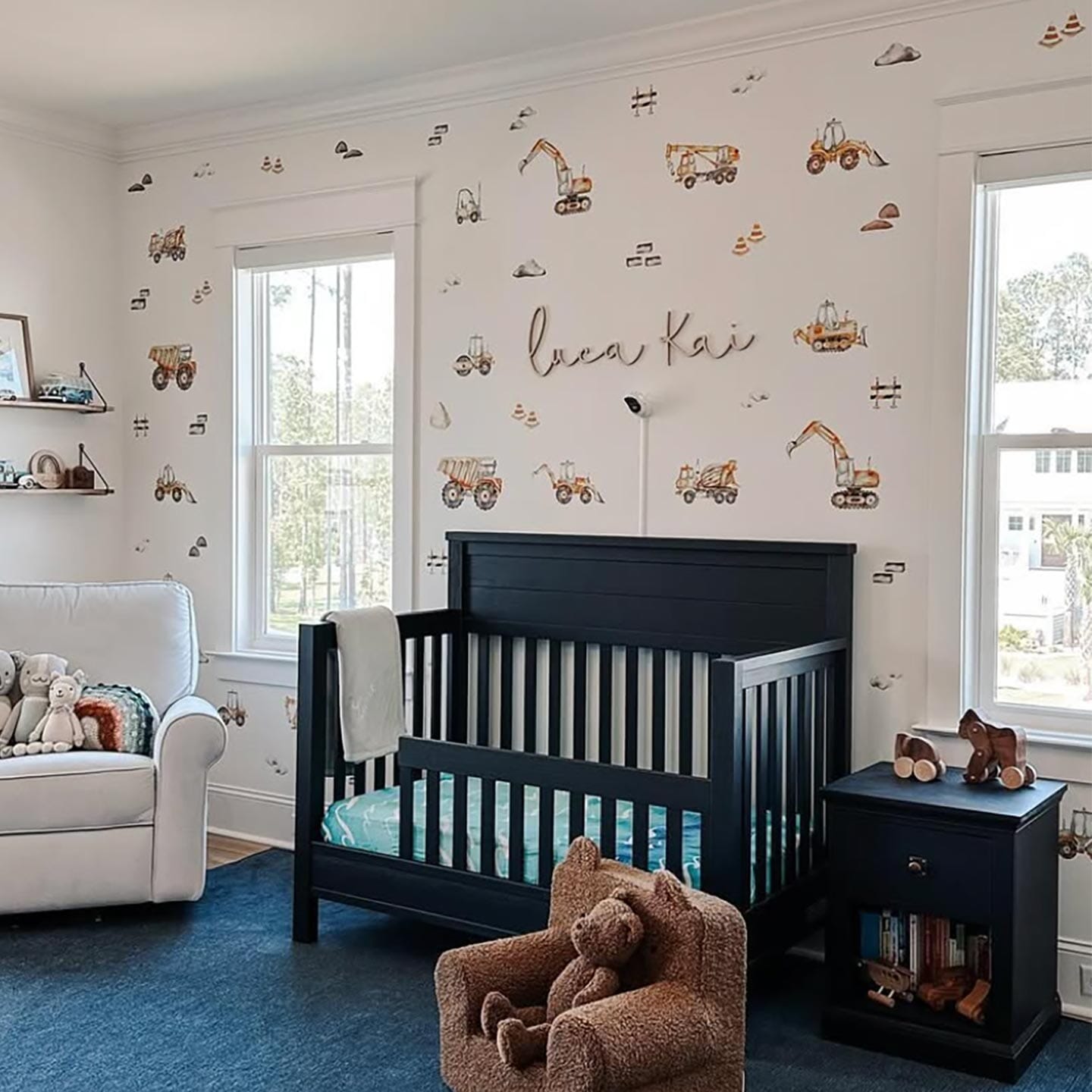 Wall Decor Construction Themed Nursery Construction Truck Wall