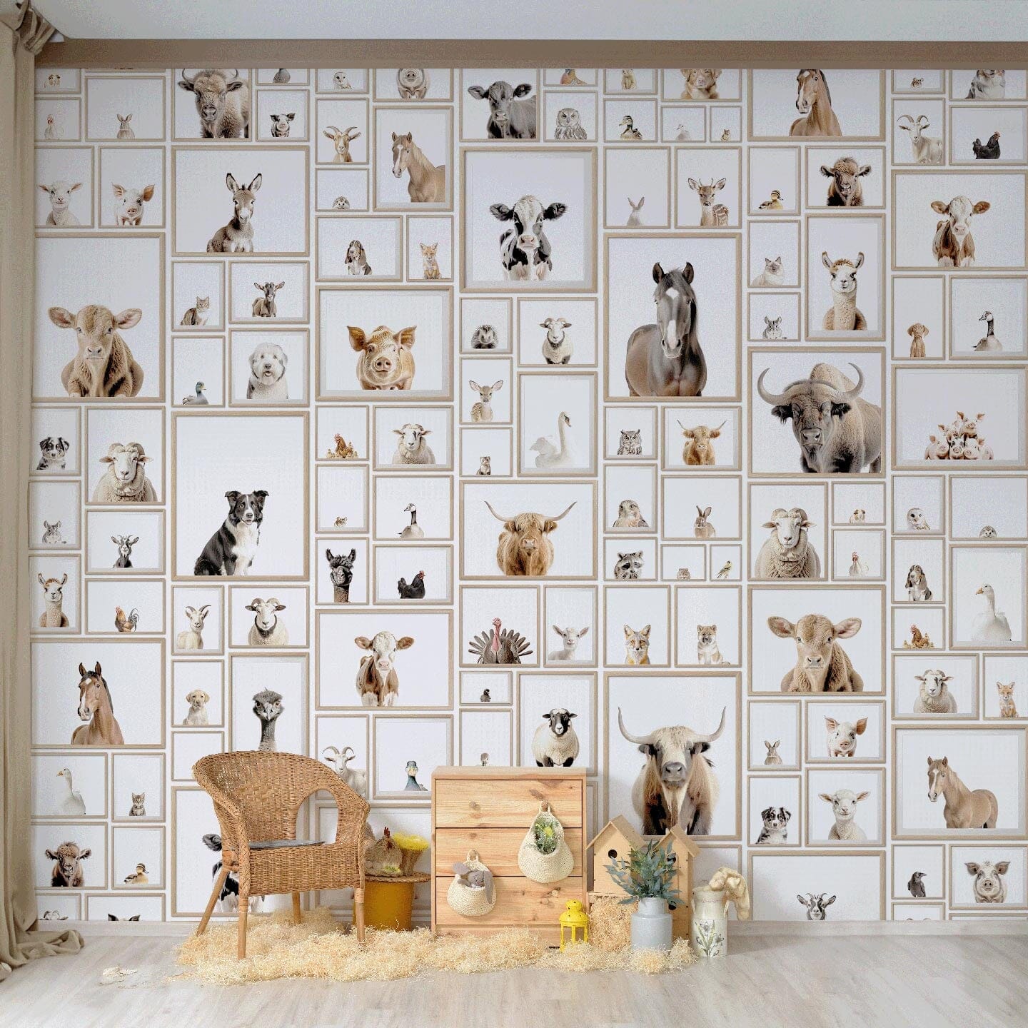 Unveil Timeless Elegance with Farm Animal Wallpaper Urbanwalls