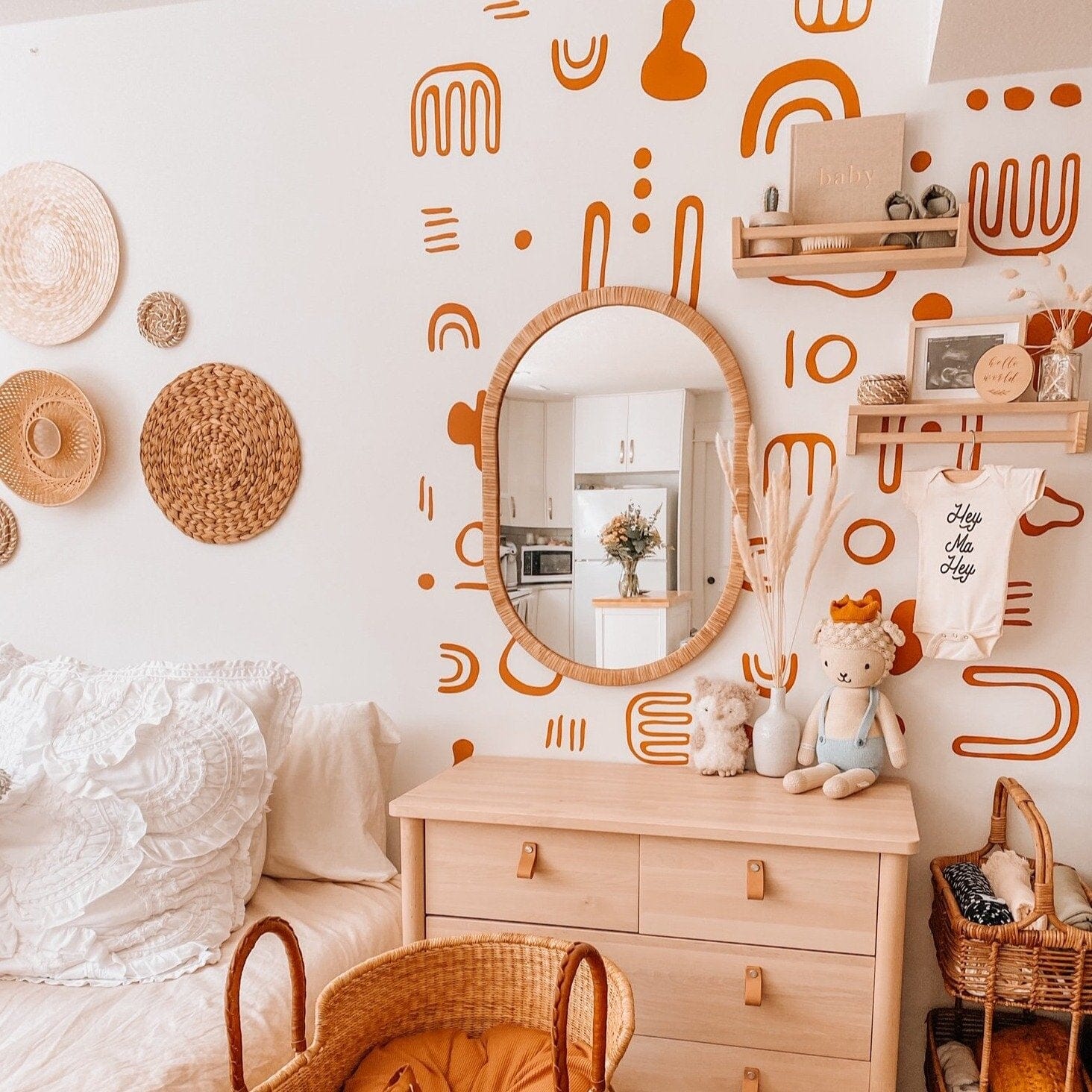 SHOP Leopard in Watercolor  Bohemian Girls Bedroom Decor Art