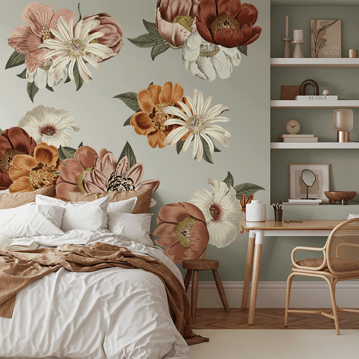 Eden Floral Wall Decal Clusters – Urbanwalls Inc.