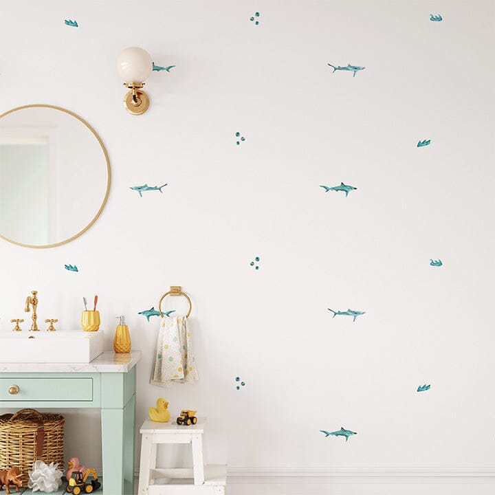 Little Sharks Wall Decals Urbanwalls