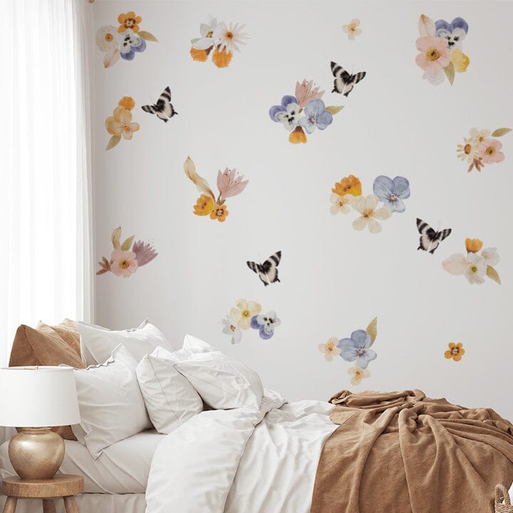 Mini Springtime Floral Wall Decals