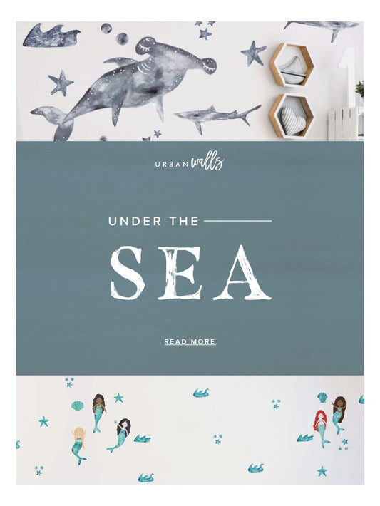 Under the Sea Decals: Mermaids, Whales & Sharks
