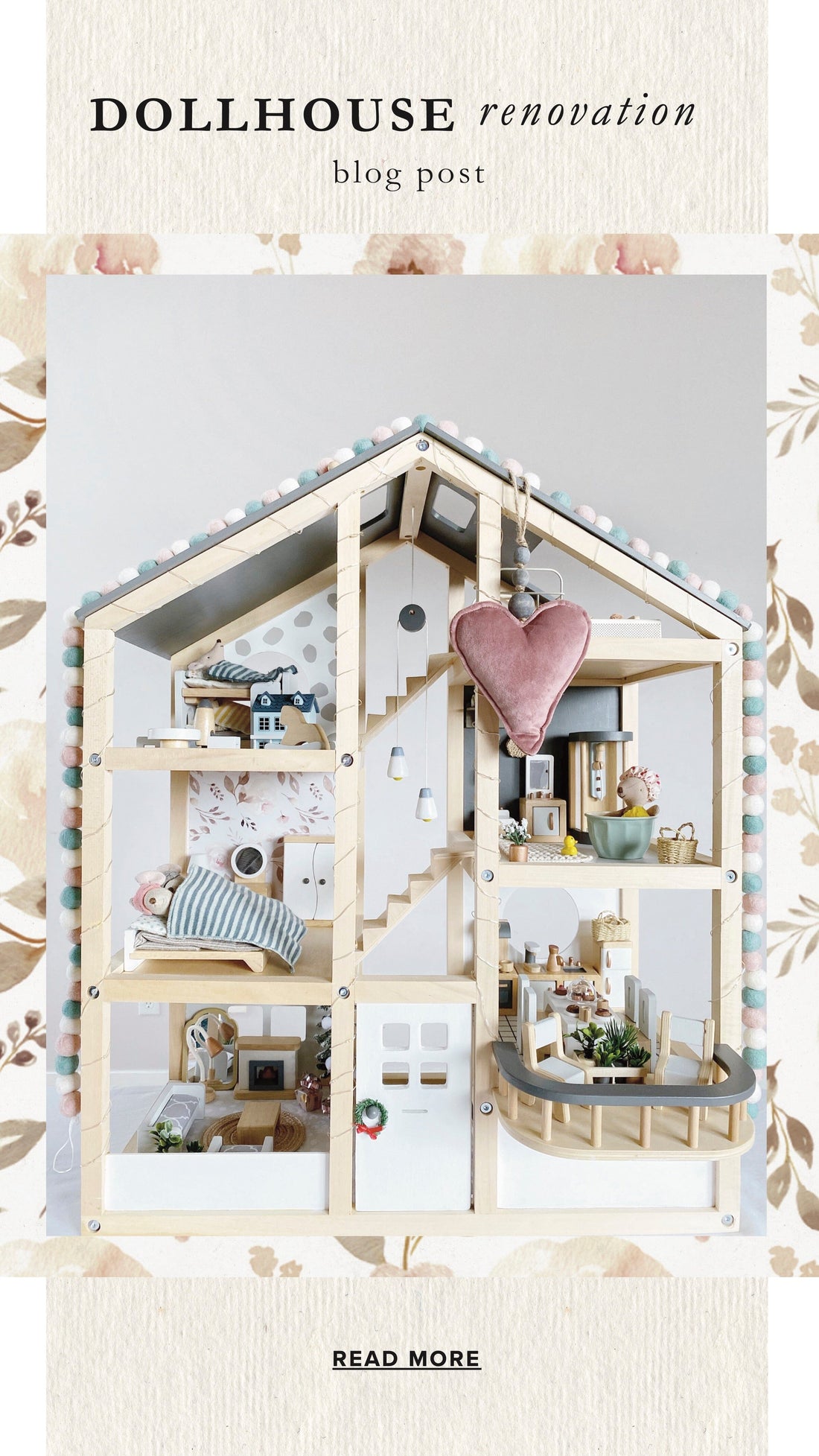 What to Do With Wallpaper Samples: A Creative DIY Dollhouse Makeover