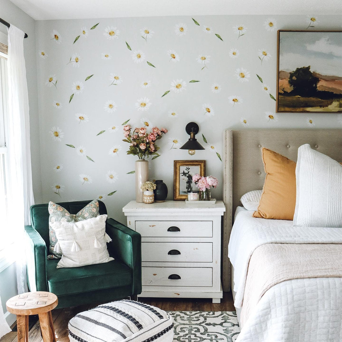 How to Decorate with Flower Wall Decals: 7 Designer Ideas for Every Room
