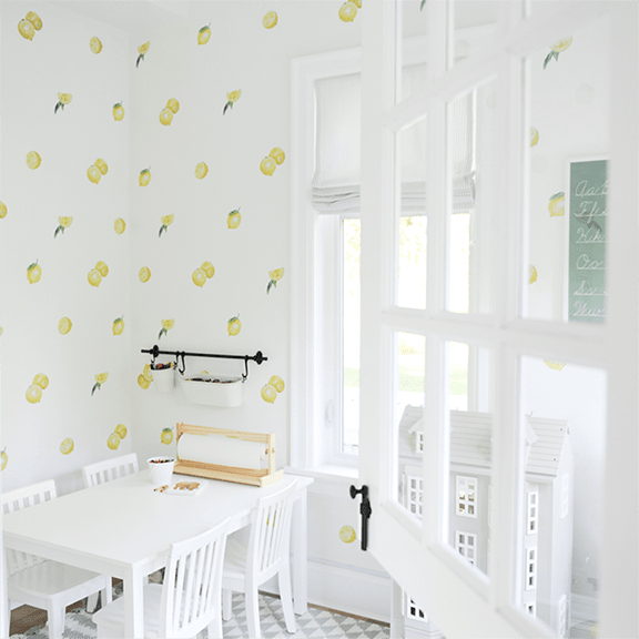 Lemon Wall Decals for a Bright and Playful Kids Playroom