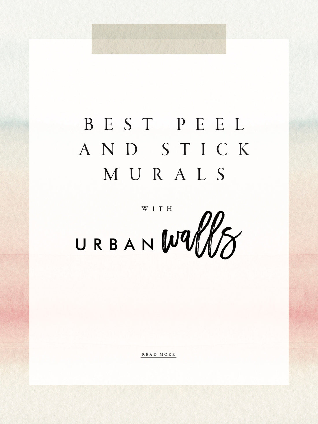 Guide: The Best Peel-And-Stick Wall Murals