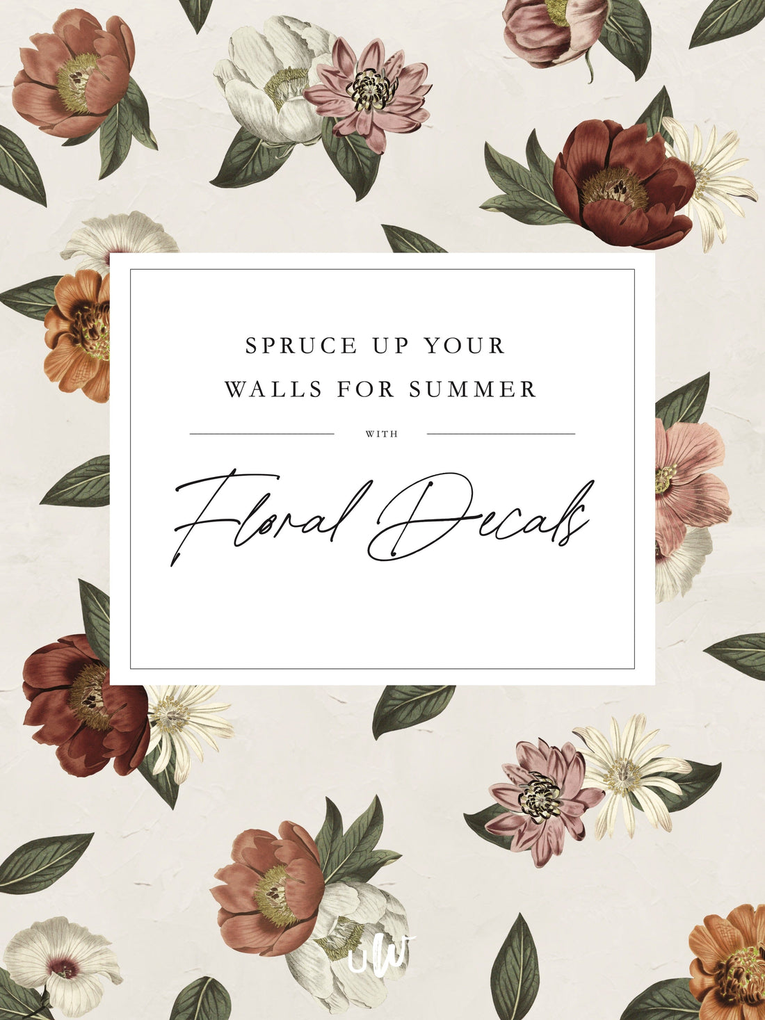 Spruce Up Your Walls for Summer with Vinyl Flower Decals
