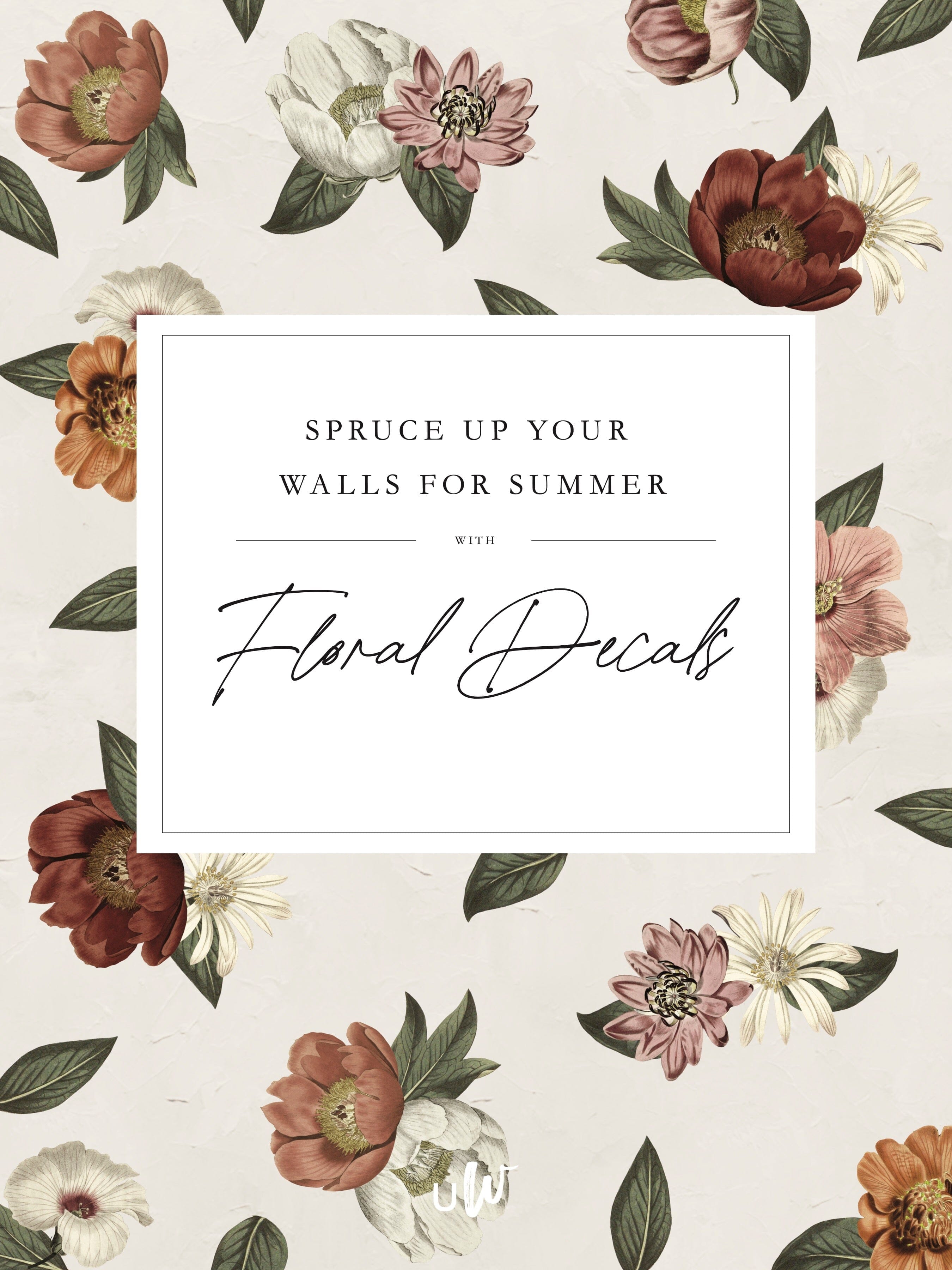Floral Wall Decals: 5 Beautiful Ways to Decorate With Peel and Stick Flowers