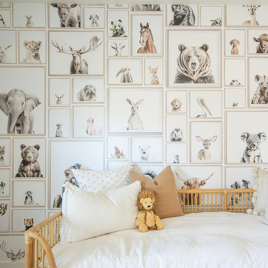 Zoo-tiful Walls: Meet Our Irresistible Animal Wallpaper Collection