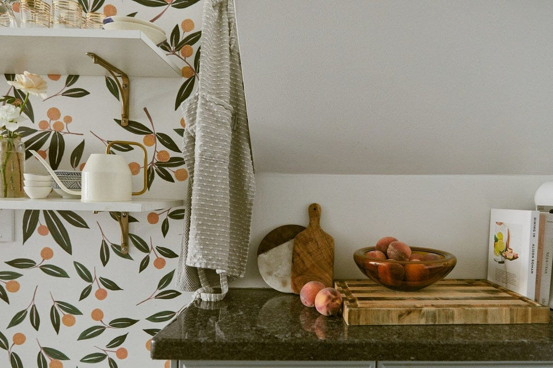 Inexpensive Kitchen Remodel Ideas Using Removable Wall Decals