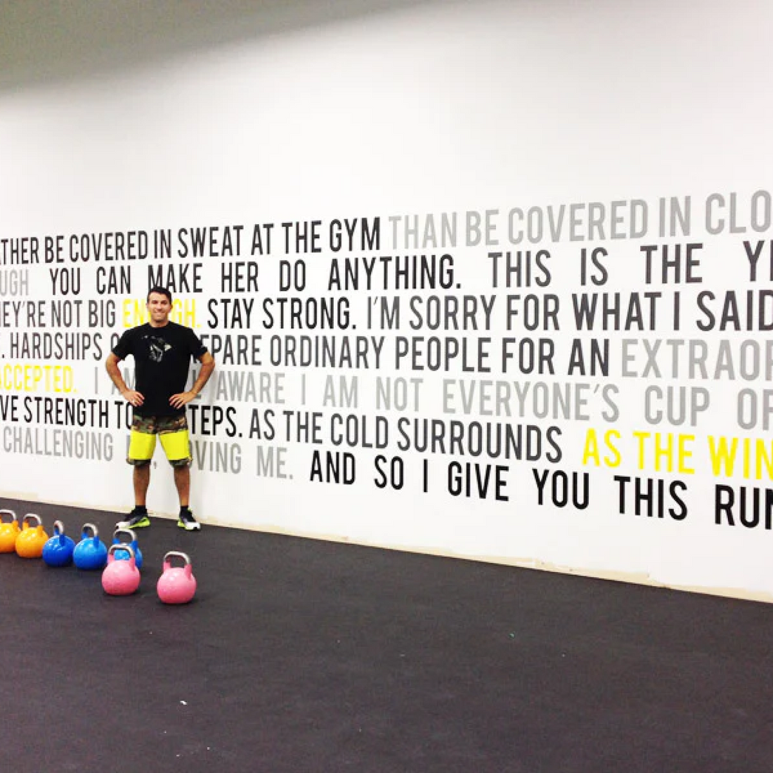 Elevating Your Business Space with Inspiring Wall Decals: A Gym Transformation Story