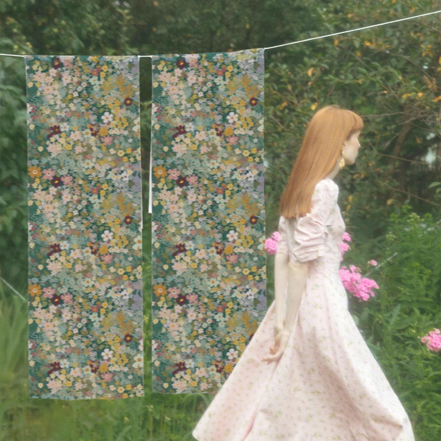 Floral Kaleidoscope Wallpaper