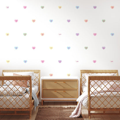 Conversation Heart Wall Decals