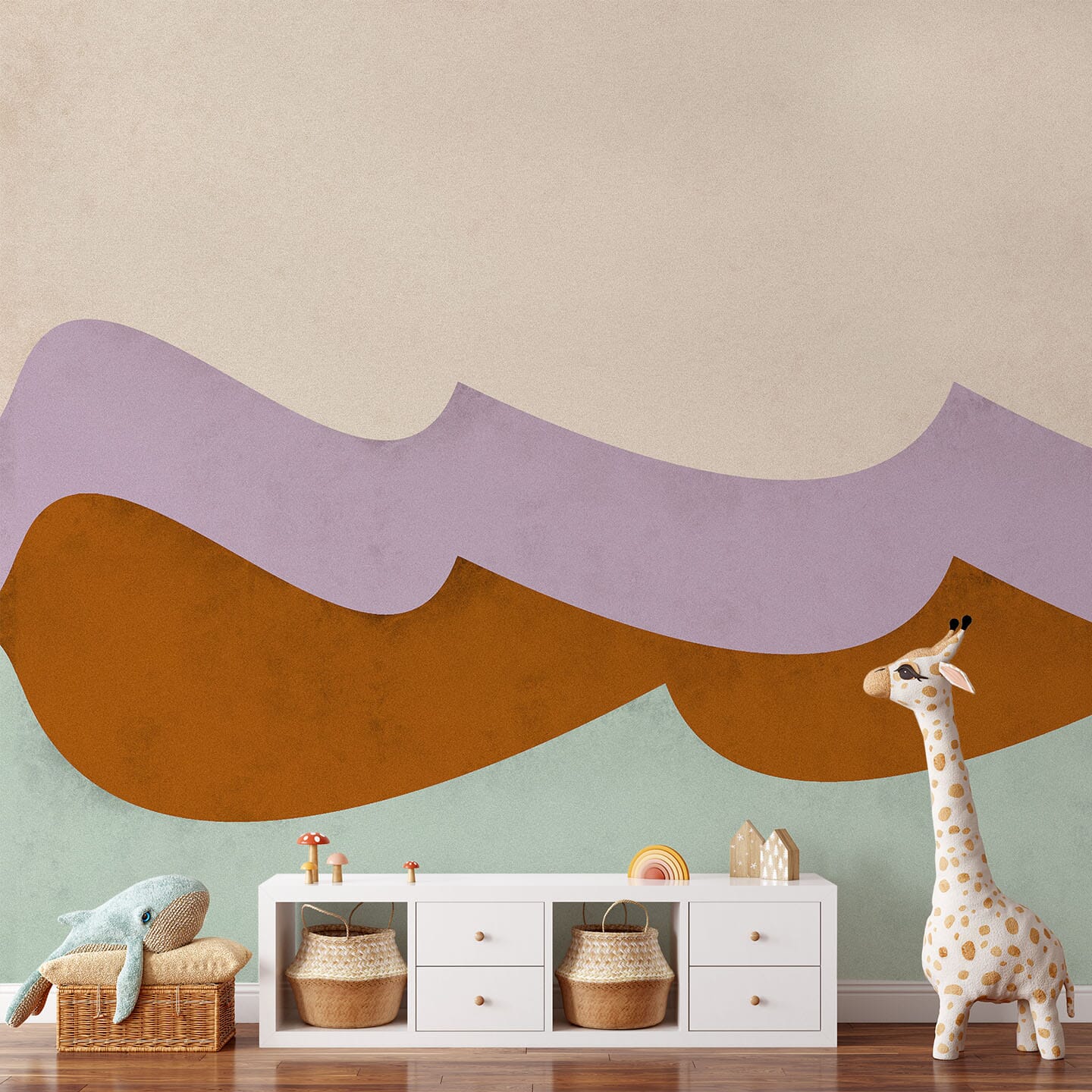 Ocean Waves Wall Mural