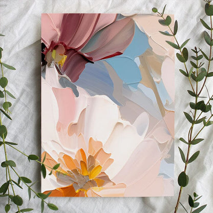 Acrylic Florals Wallpaper