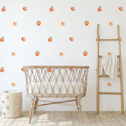 Mini Peach Wall Decals