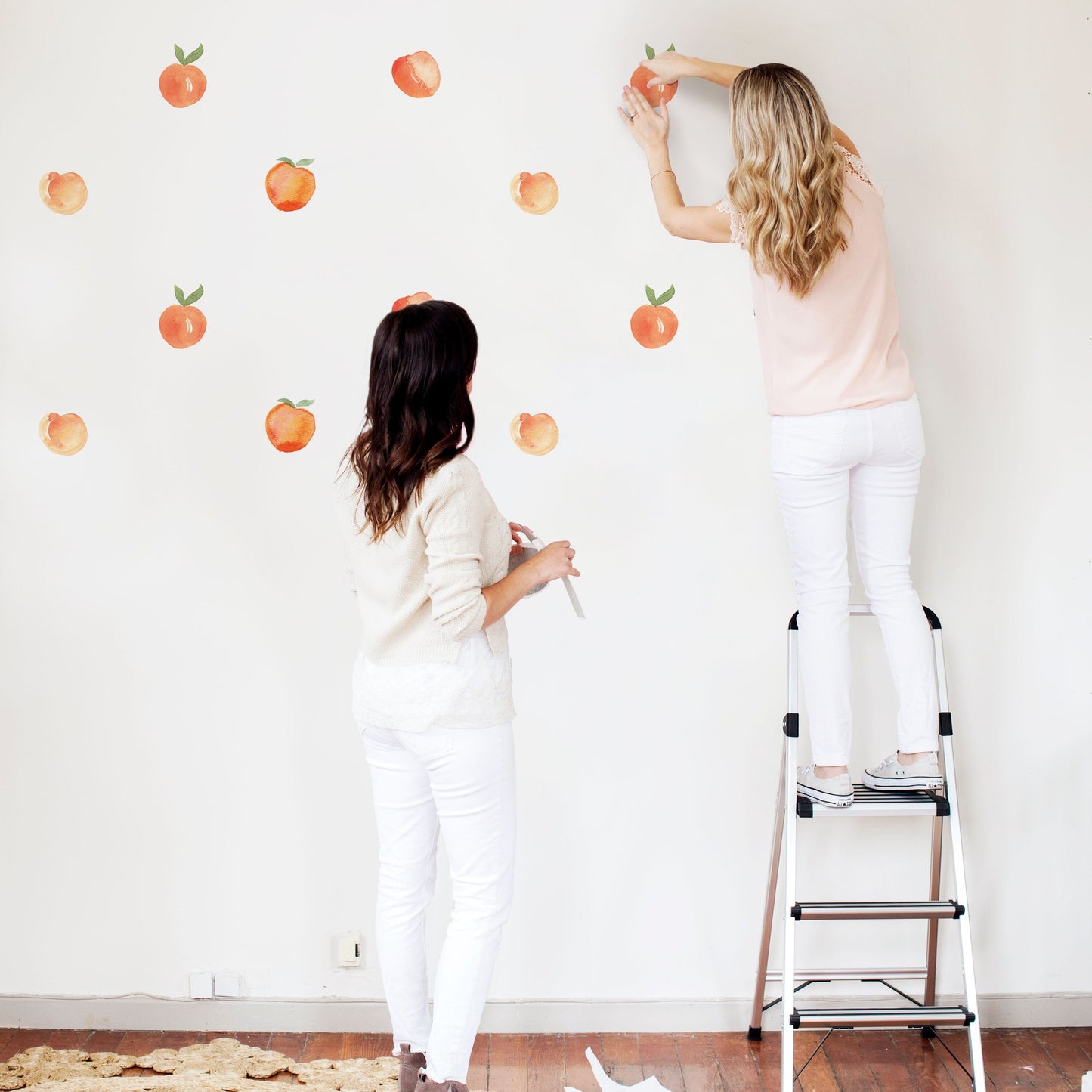 SALE - Mini Peach Wall Decals