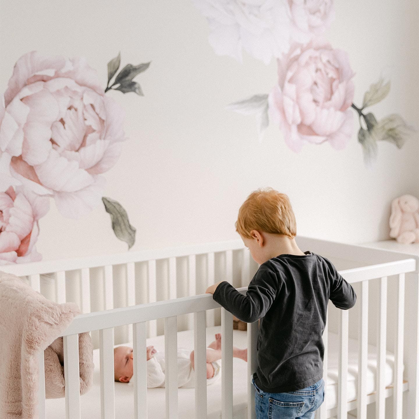 Blushing Peonies Wall Decals