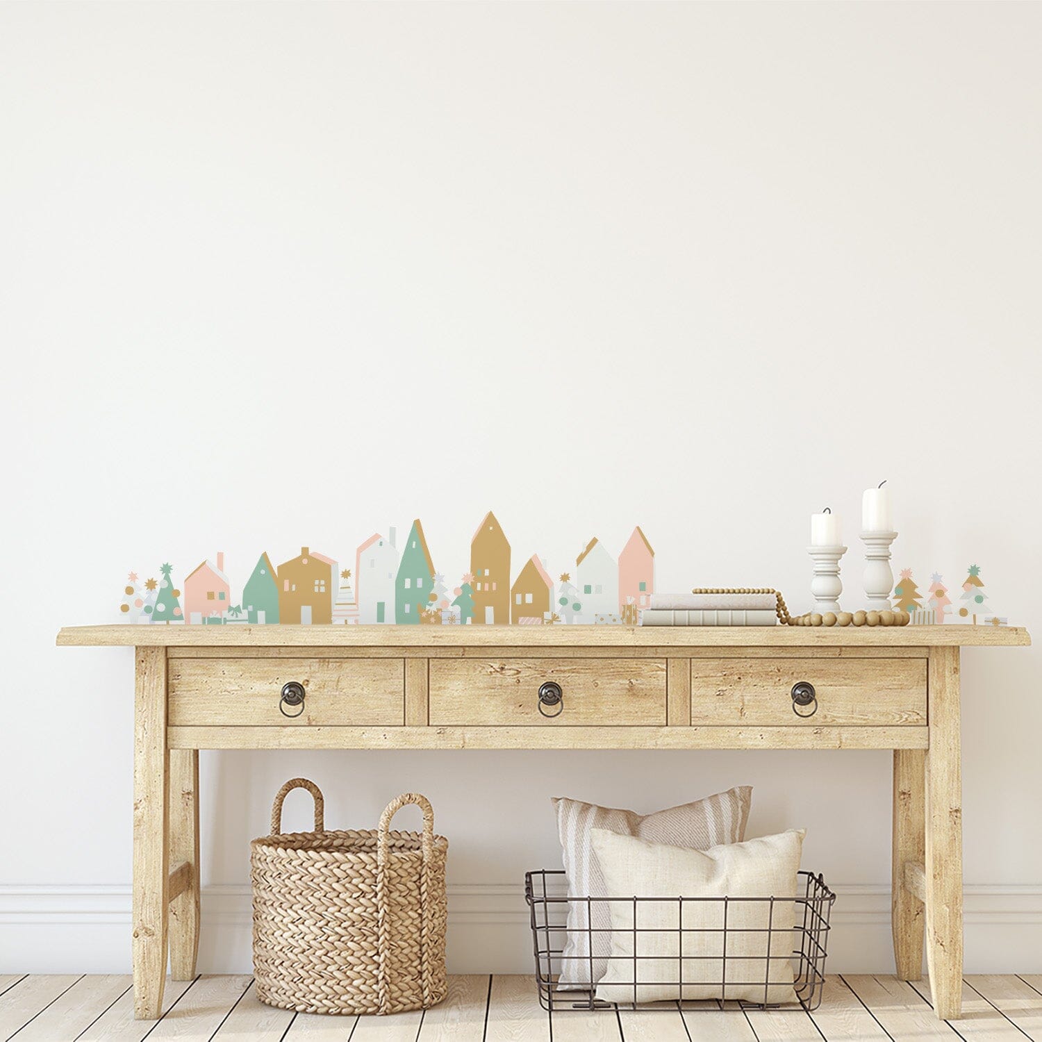 Christmas Village Wall Decals Urbanwalls