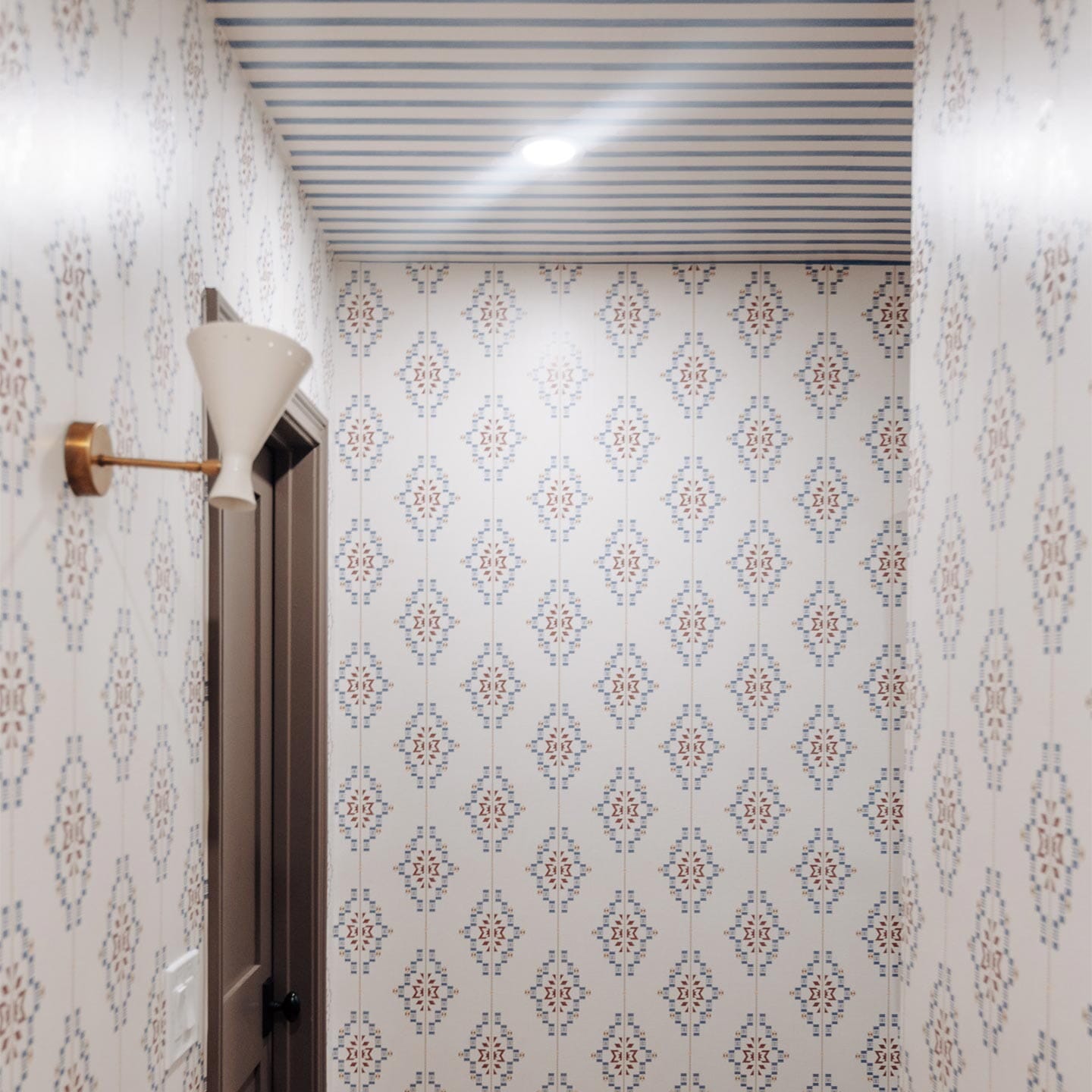 Geometric Textile Wallpaper