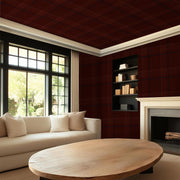 Woven Plaid Wallpaper