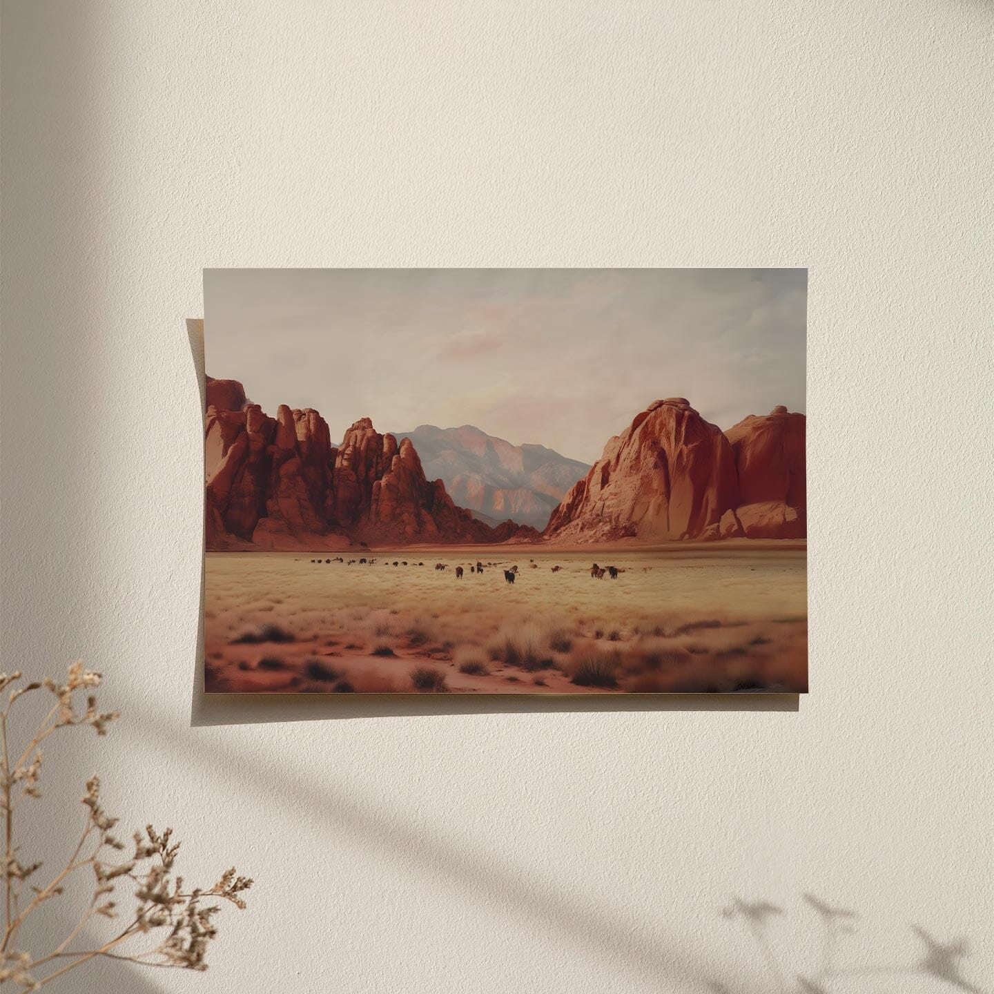 Desert Landscape Wall Mural