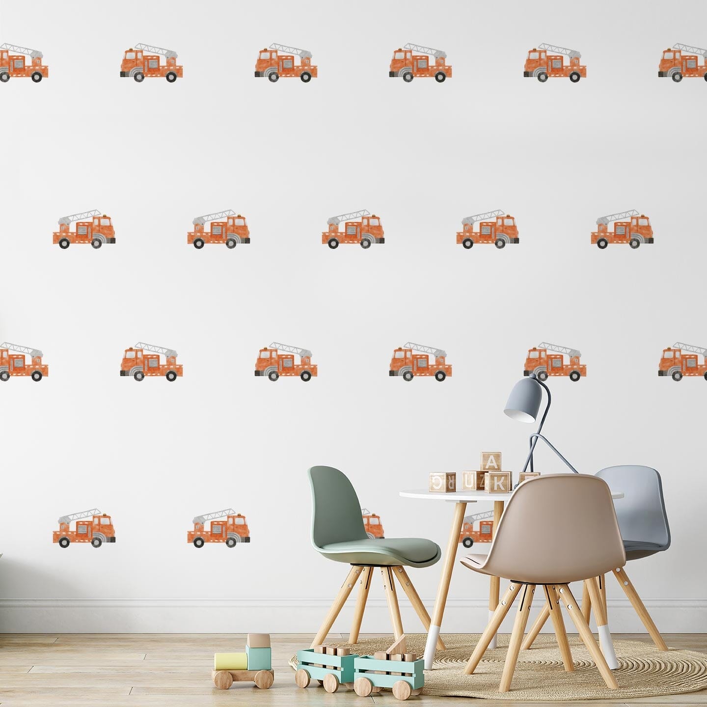 Fire Truck Wall Decals