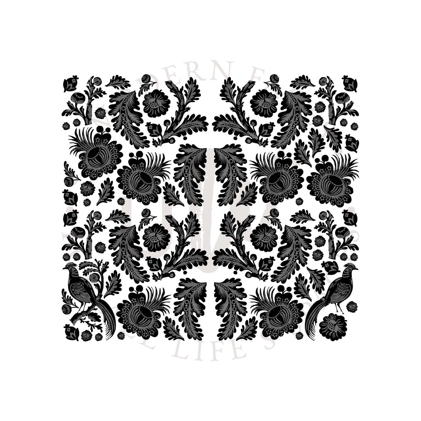 Folk Garden Wall Decals