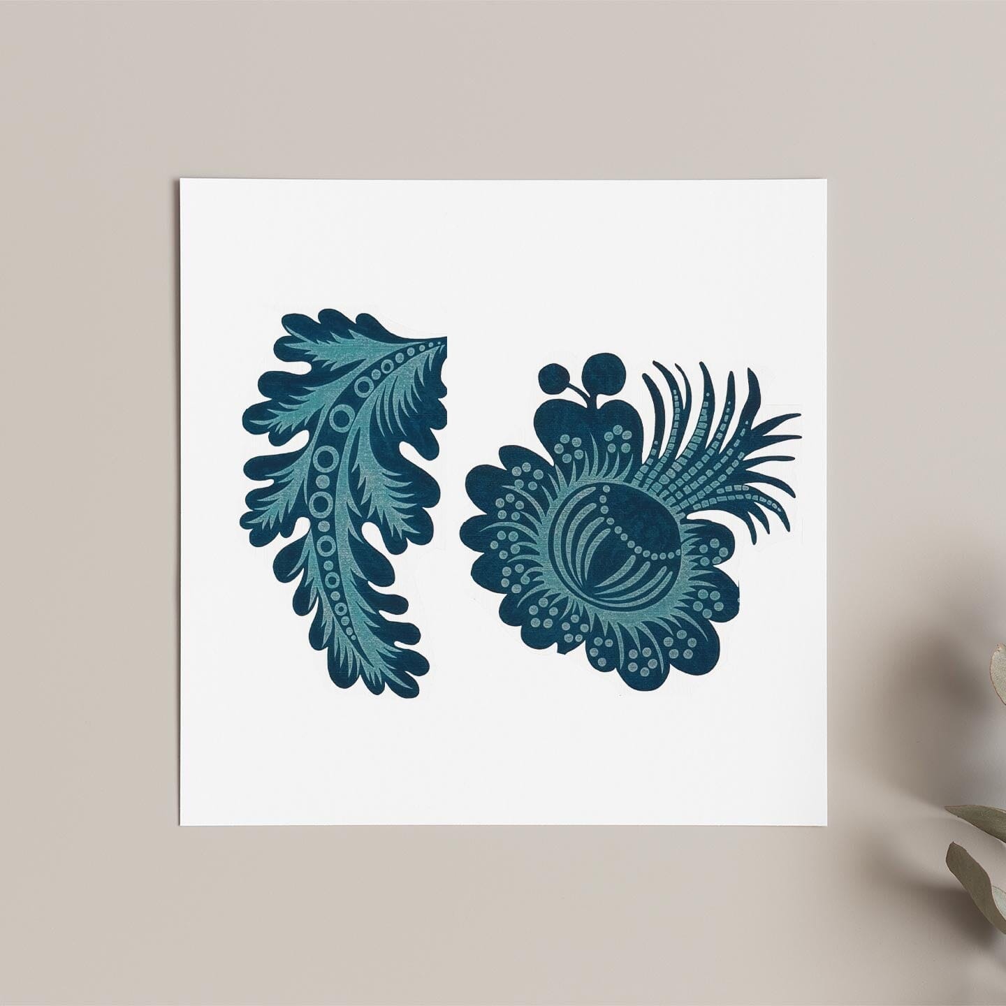 Folk Garden Wall Decals