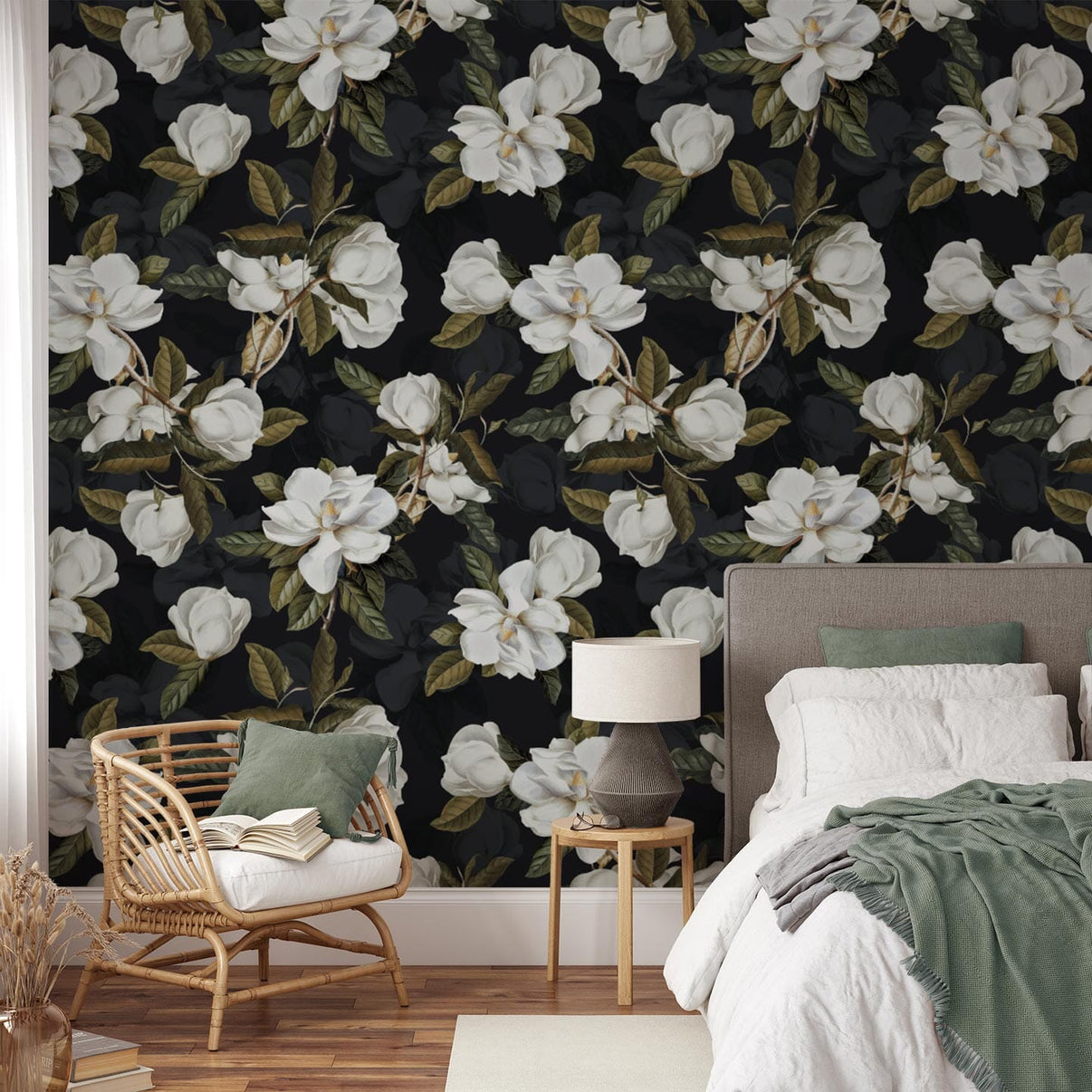 Grand Magnolia Wall Mural | Urbanwalls