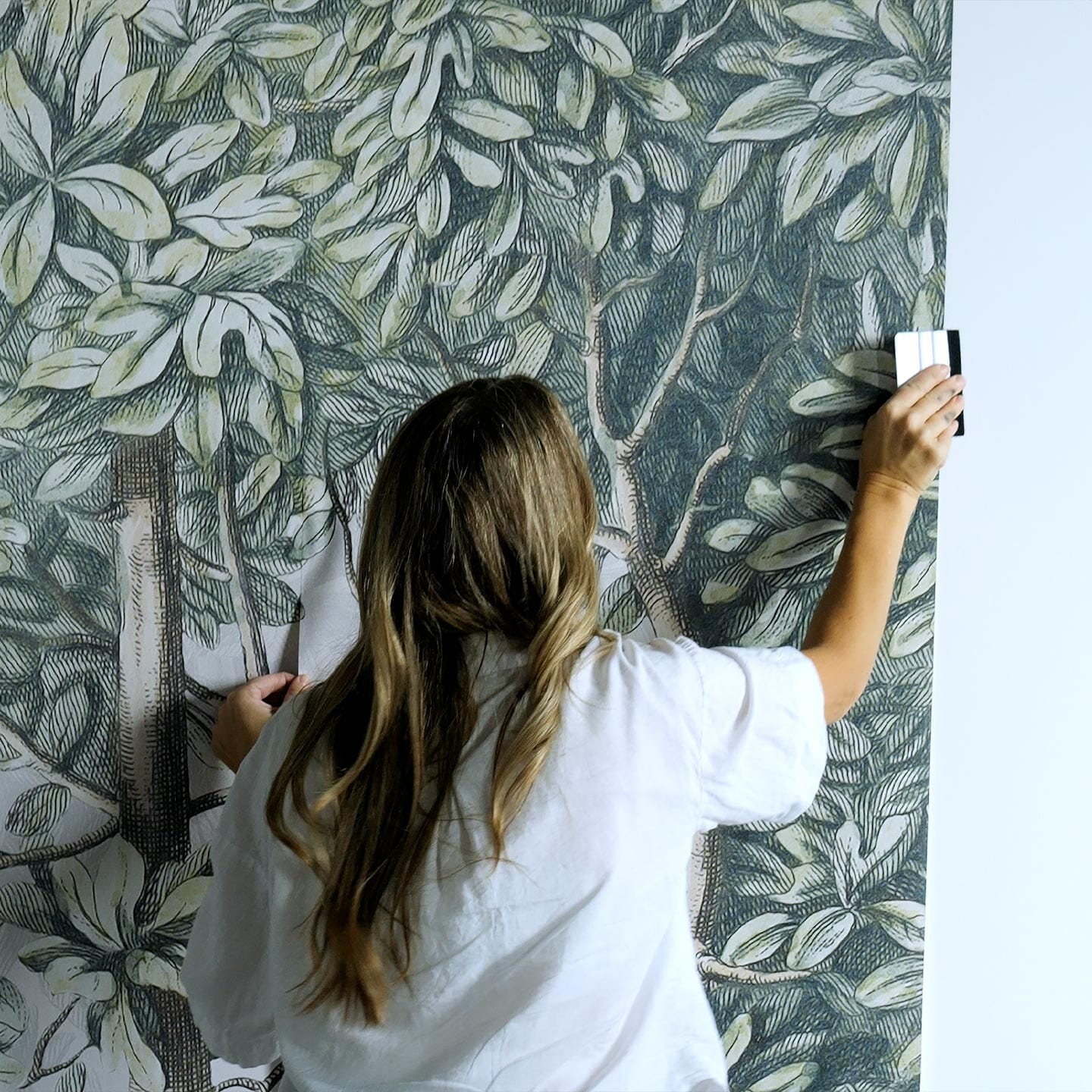 Green Forest Wall Mural