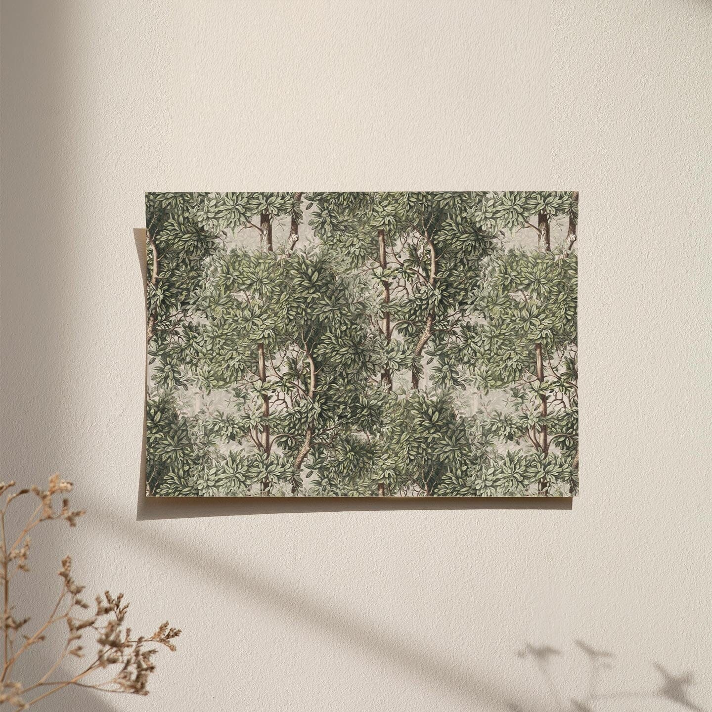 Green Forest Wall Mural