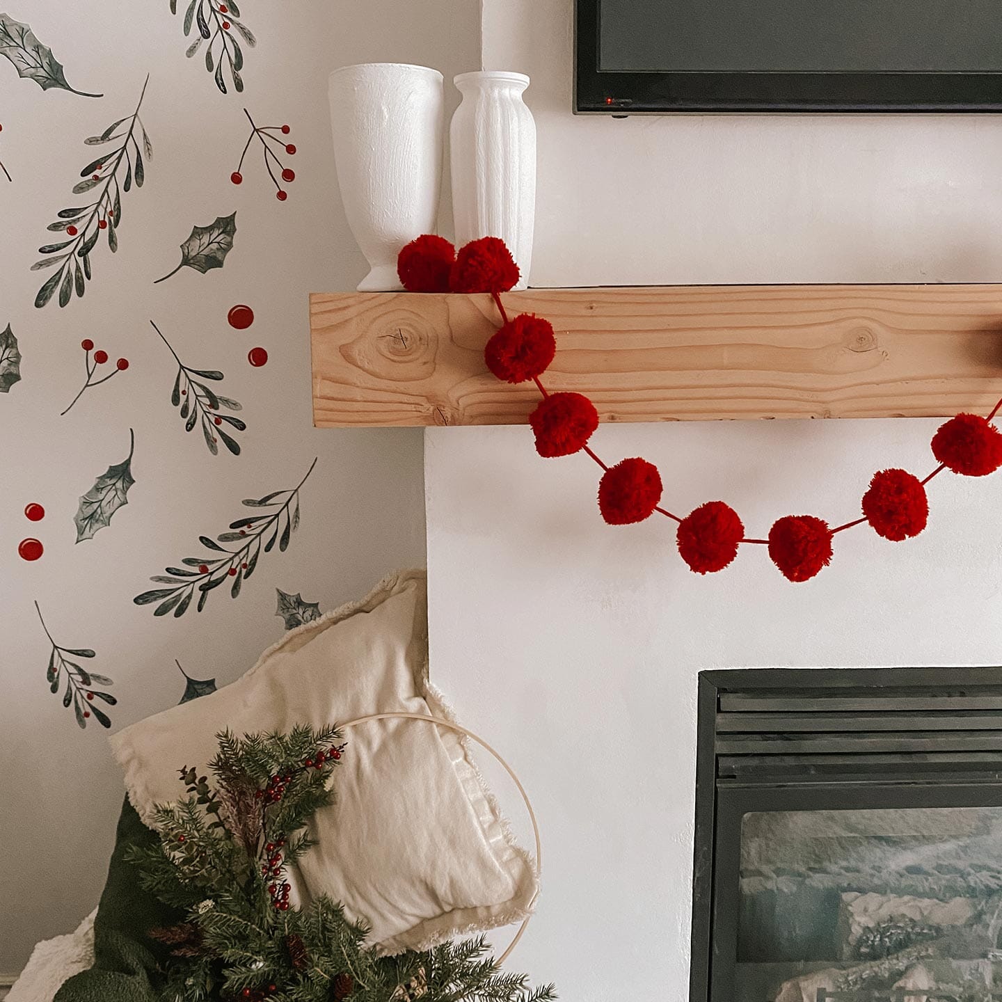 Christmas Holly Wall Decals