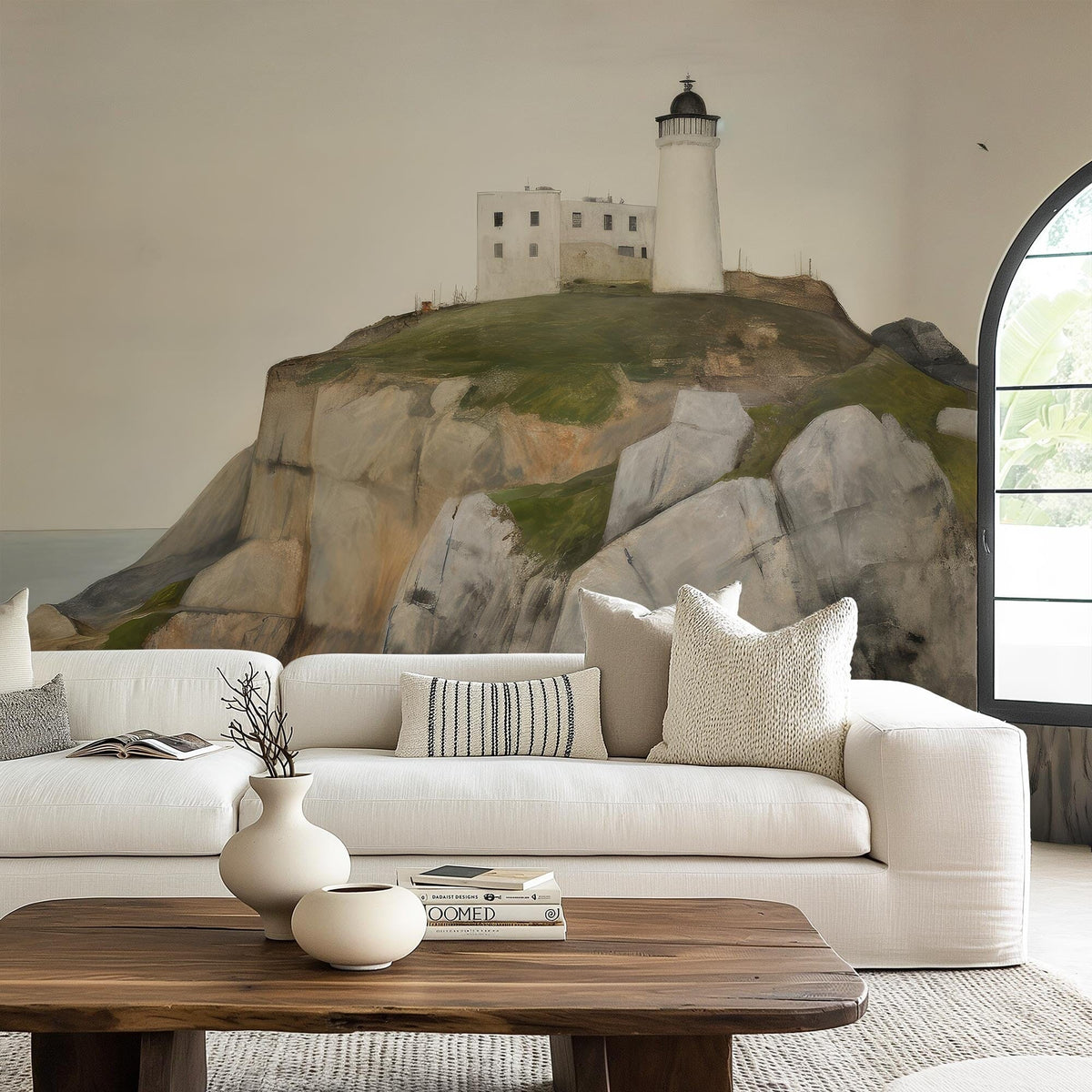 Lighthouse Wall Mural | Urbanwalls – Urbanwalls Inc.