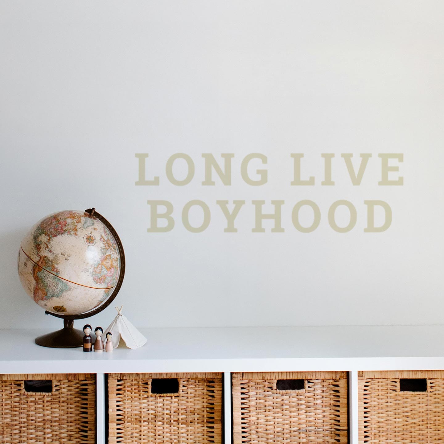 Long Live Boyhood Wall Decal