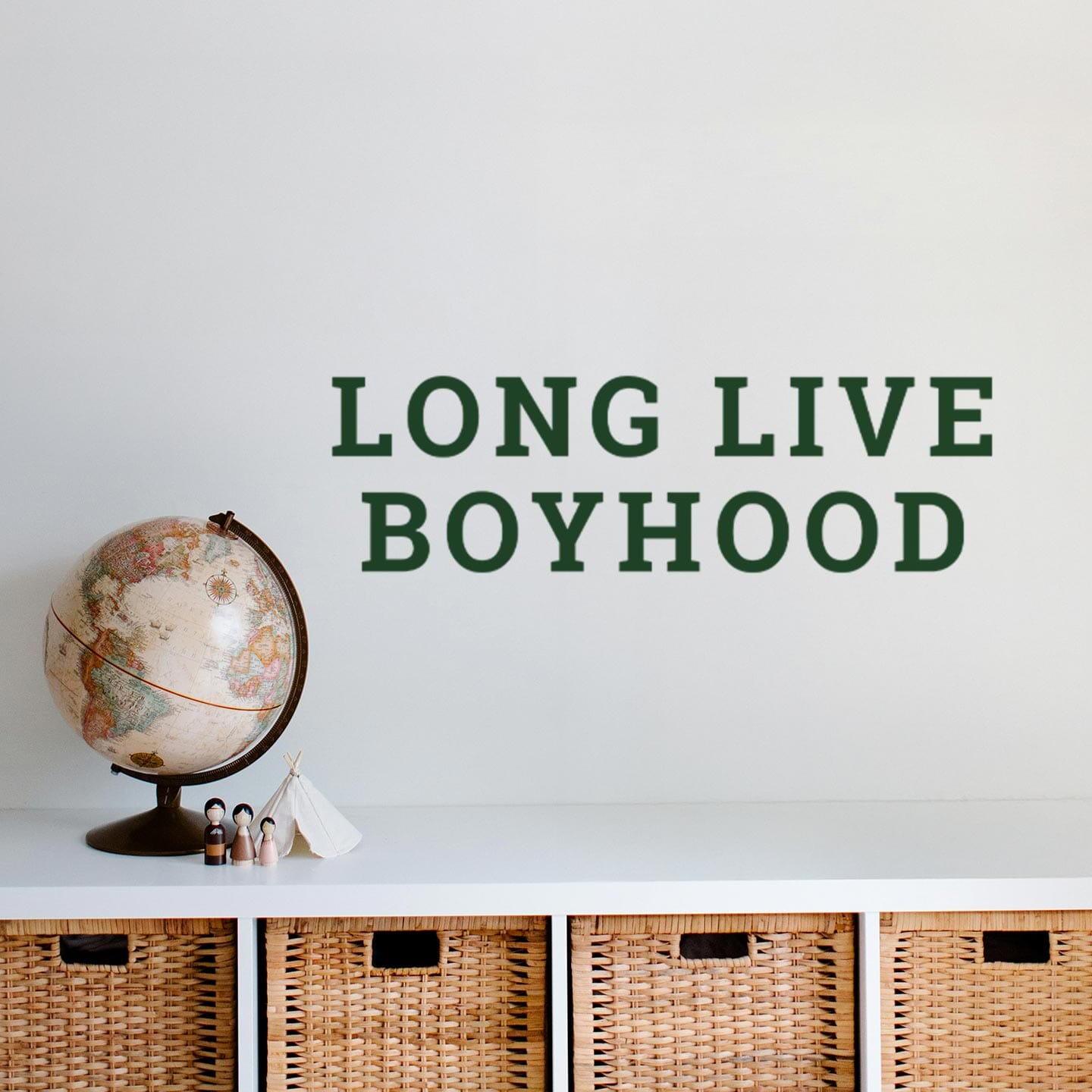 Long Live Boyhood Wall Decal