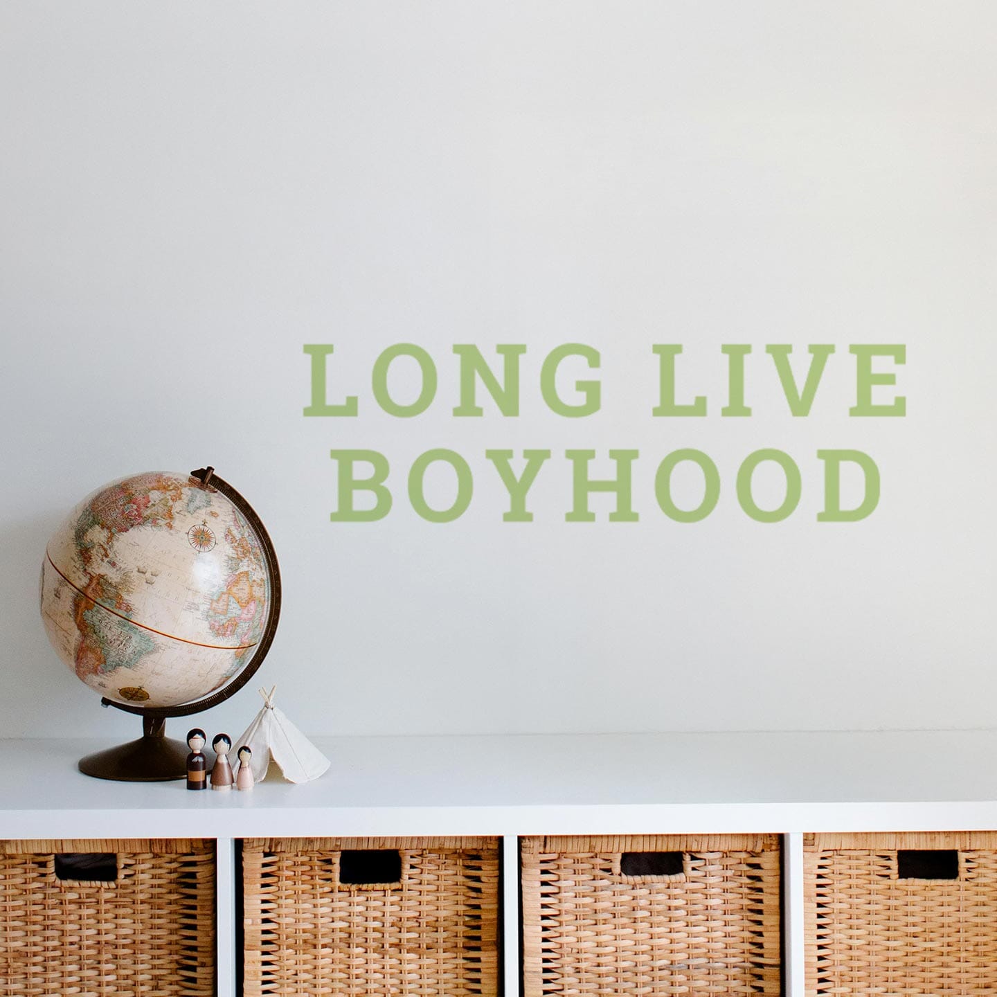 Long Live Boyhood Wall Decal