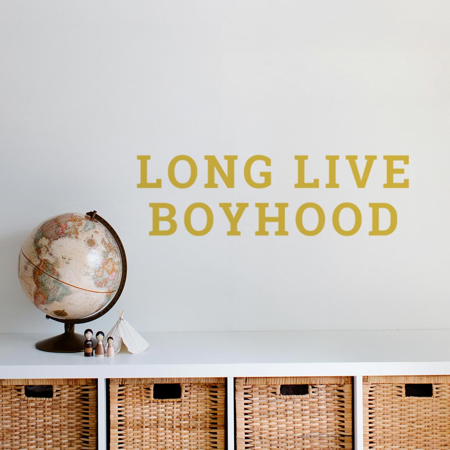 Long Live Boyhood Wall Decal