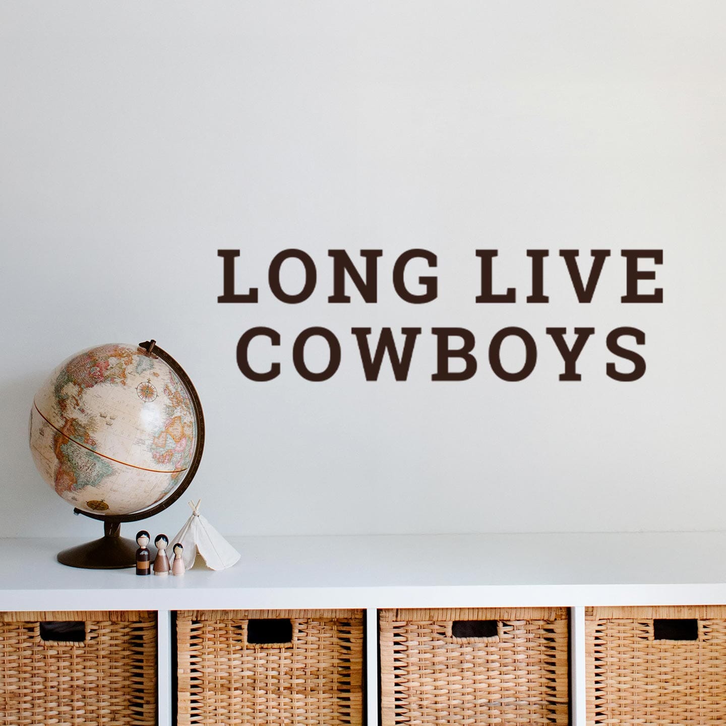 Long Live Cowboys Wall Decal