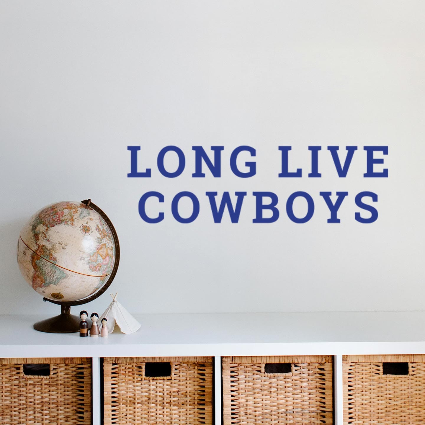 Long Live Cowboys Wall Decal