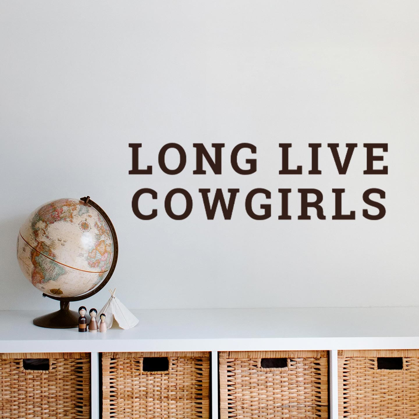 Long Live Cowgirls Wall Decal