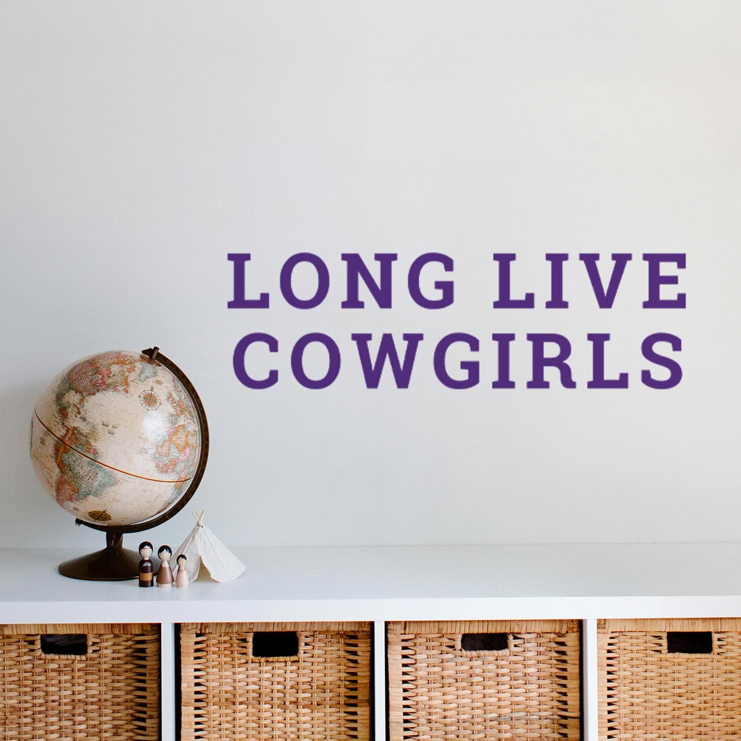 Long Live Cowgirls Wall Decal