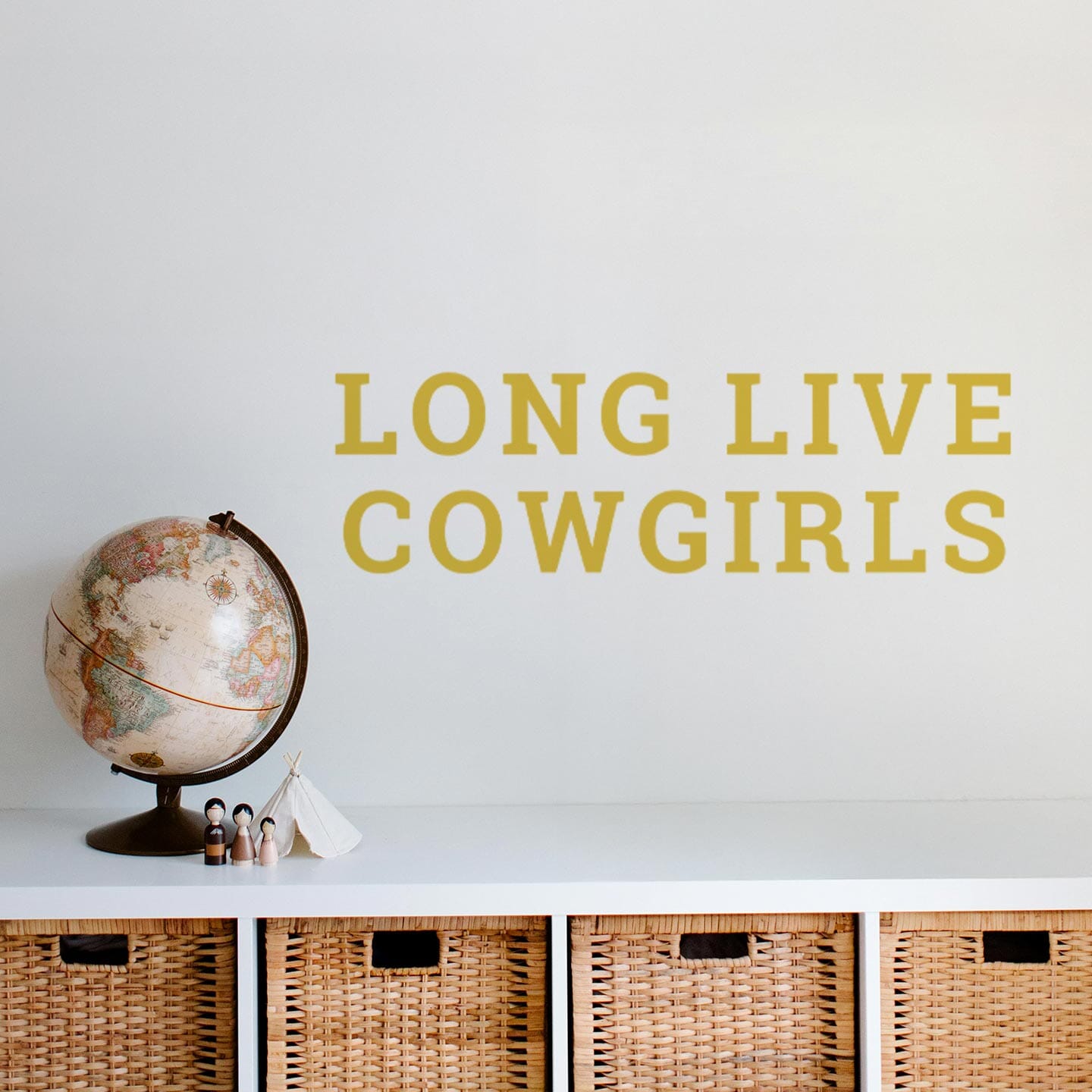 Long Live Cowgirls Wall Decal
