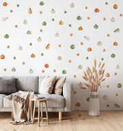 Mini Pumpkin Harvest Wall Decals