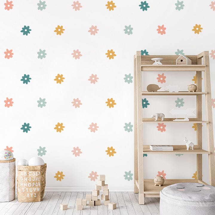 Summer Whimsy Daisy Wall Decals