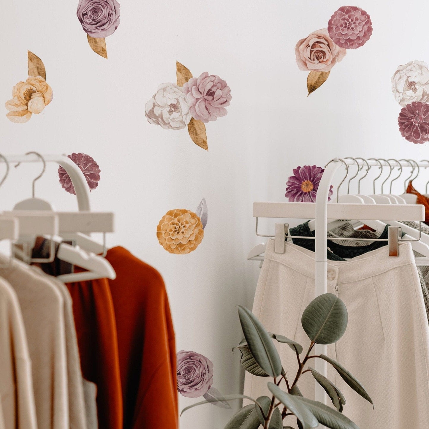 Mini Victoria Floral Wall Decals Urbanwalls